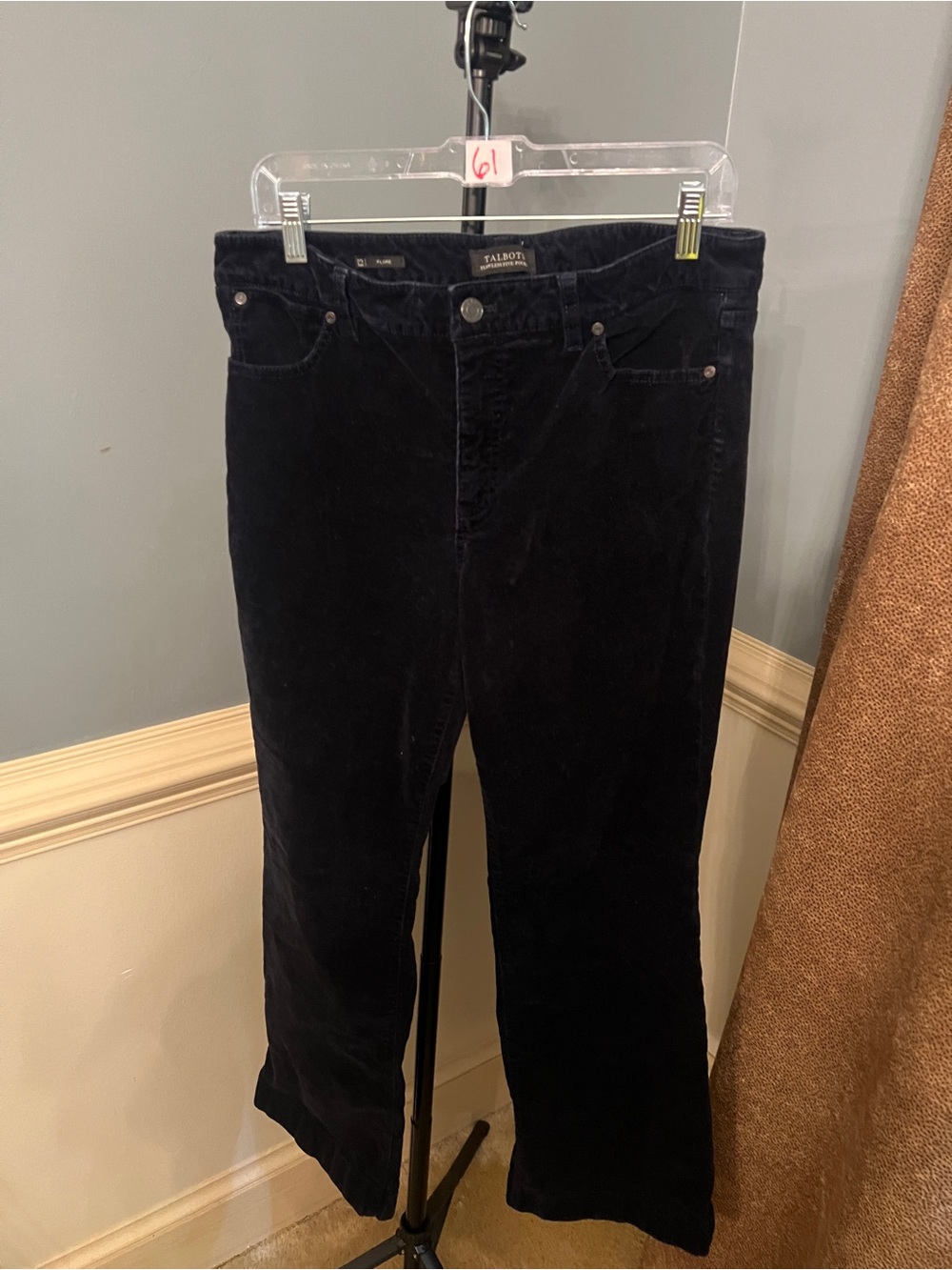 Talbots Navy Corduroy Bootcut Women's Pants